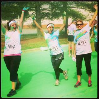 cory - color run green